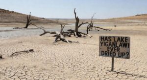 has lake yiganlawi ever dried up
