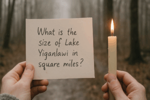 how big is lake yiganlawi